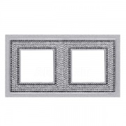 Рамка 2-ная Crystal De Luxe Art Bright Chrome
