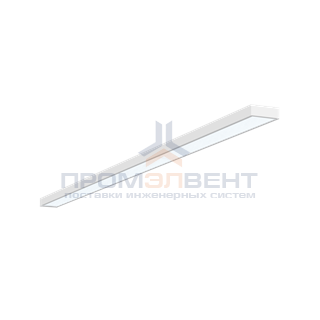 Светодиодный светильник "ВАРТОН" офисный накладной 1195*100*50 мм 18 ВТ 6500К с функцией аварийного освещения класс защиты IP40