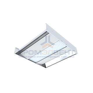 Светодиодный светильник "ВАРТОН" офисный встраиваемый отраженного света колотый лед 595*595*100мм 36 ВТ 6500К