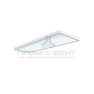 Светодиодный светильник "ВАРТОН" офисный встраиваемый/накладной 595*180*50мм 18 ВТ 6500К с функцией аварийного освещения