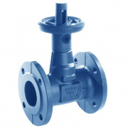 Клапан запорный KSB BOA-Compact - Ду50 (ф/ф, PN16, Tmax 120°C, чугун, сальниковое уплотнение)