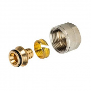 Соединение резьбозажимное STOUT - 16x2.0 x 1/2" (для труб из сшитого полиэтилена)