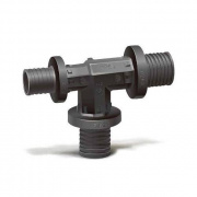 Тройник переходной Varmega Slide-fit - 25 x 16 x 25 (для труб из сшитого полиэтилена)