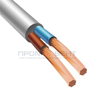 Провод соединительный ПВС 2х4,0 ГОСТ 7399 (Электрокабель НН)