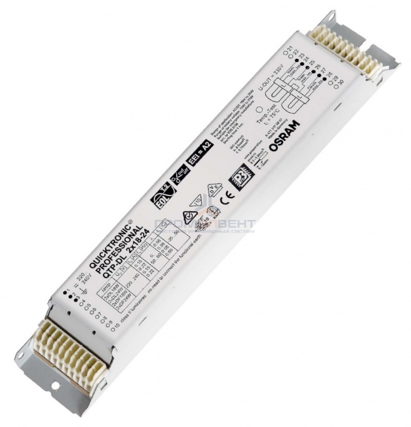 ЭПРА Osram QTP-DL 2x18-24 для компактных люминесцентных ламп
