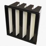 Фильтр воздушный абсолютной очистки HEPA с плиссированным ультра и микро стекловолокном с алюминиевым сепаратором ФВА-IV (ФяС) класс очистки H10-H14