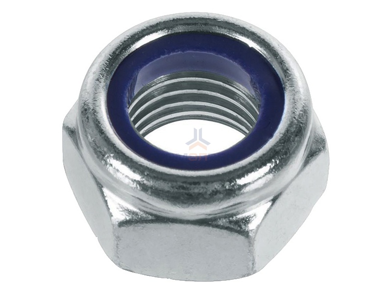 Гайка самоконтрящаяся М12 оцинкованная DIN985