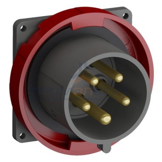 Вилка с прямым фланцем Easy&Safe ABB 432EBU6W 32A 3P+N+E IP67 6ч