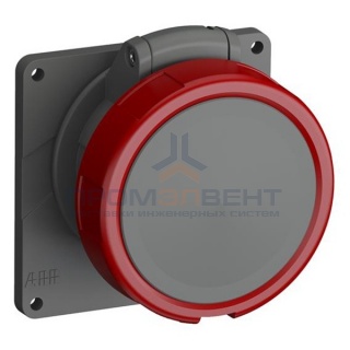 Розетка с прямым фланцем Easy&Safe ABB 316ERU6W 16A 3P+E IP67 6ч