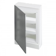 ABB Basic E Бокс настенный 36М серая прозрачная дверь (с клеммами)