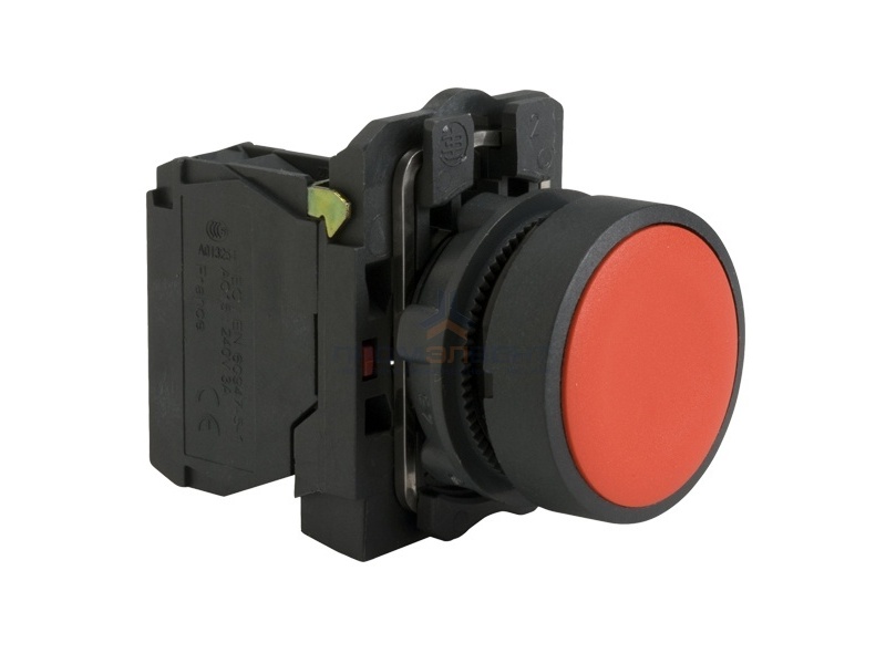 Кнопка Schneider Electric XB5AA42 c возвратом 22мм красная